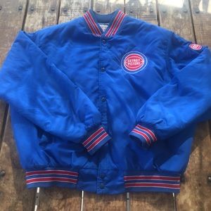 Vintage Detriot Pistons Bomber Jacker/ L-XL